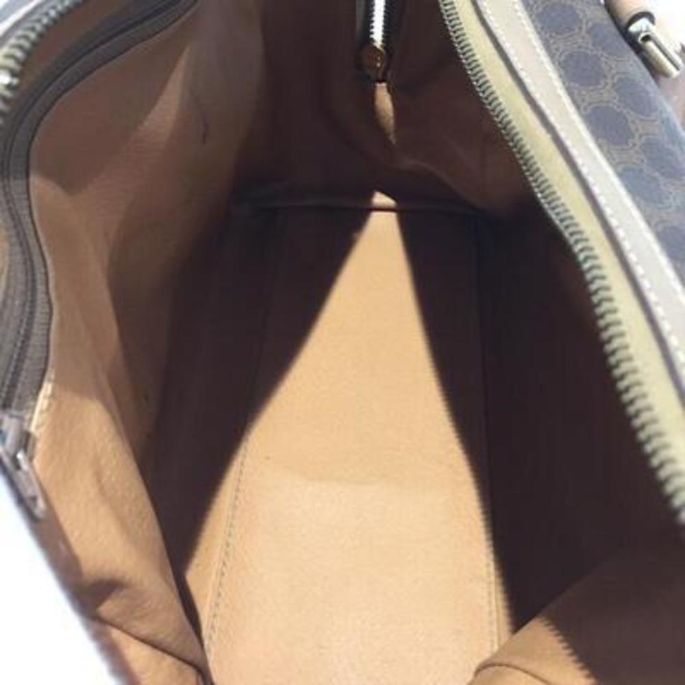 Celine Handbag Brown Pattern Macadam - image 8